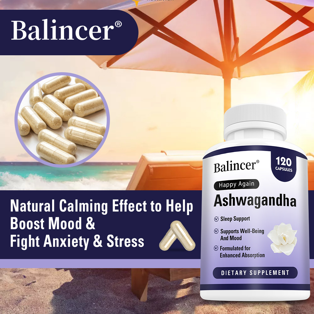 Herbal Wellness In - Ashwagandha Capsules, Stress Relief, Mood, Focus,