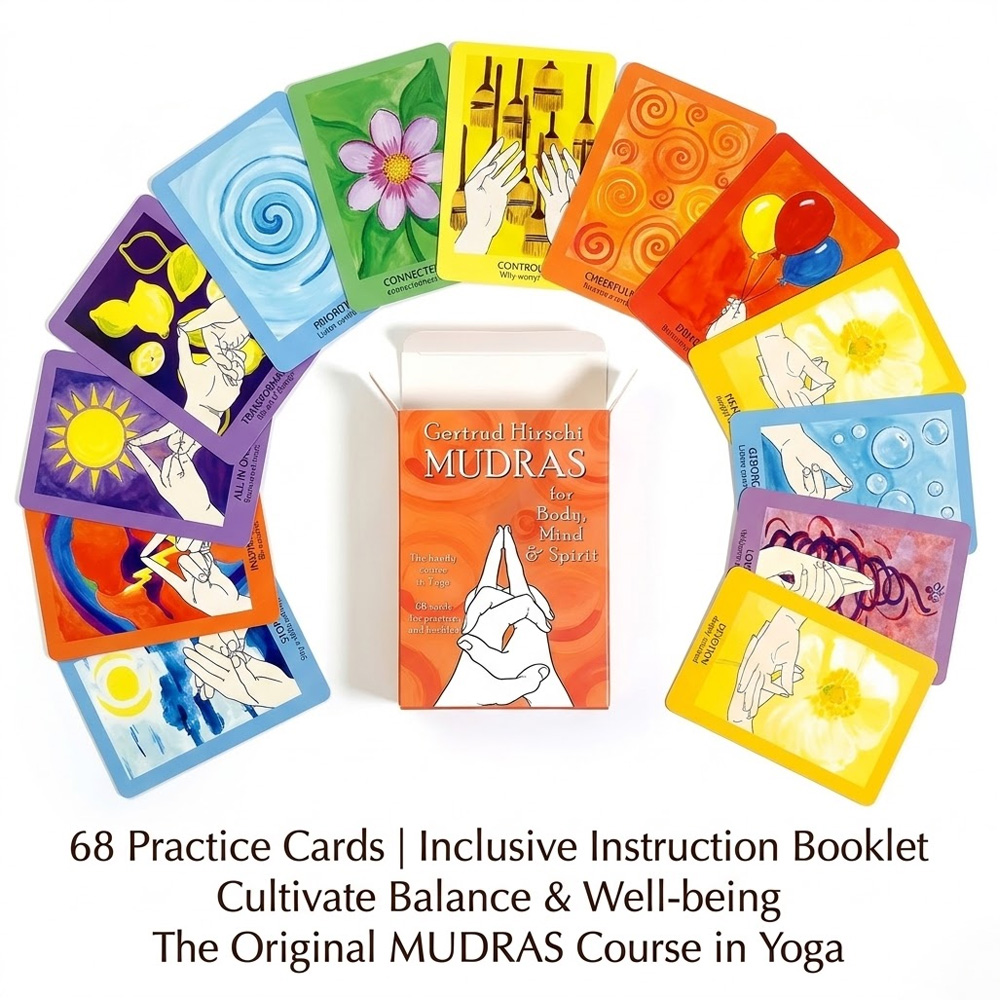 Healing Wellness - 68-Card Yoga Mudra Deck (10.3 x