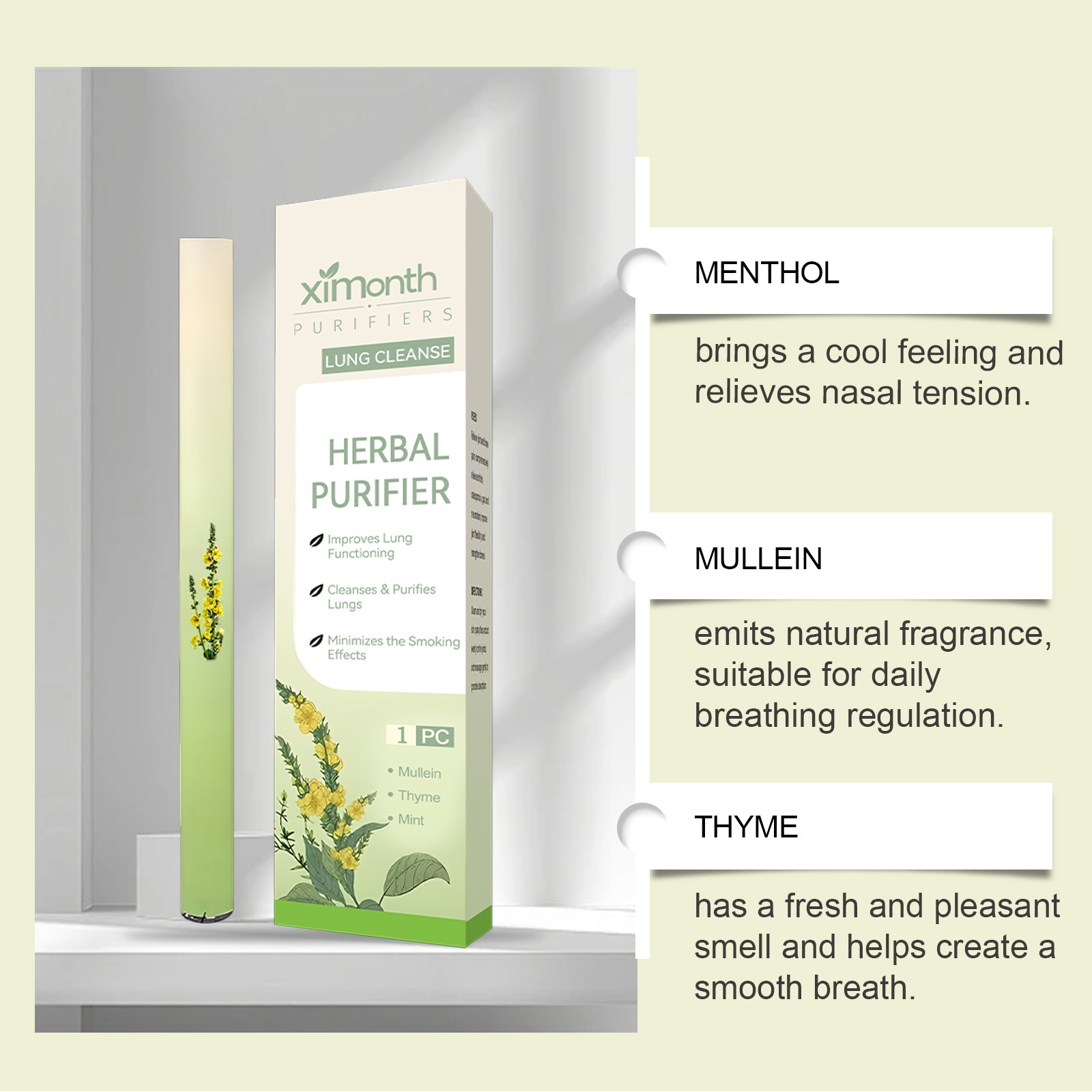 Natural Herbal Breathing Stick - Herbal Wellness In 리뷰 및 가격