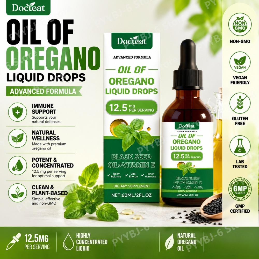 Oregano Oil Liquid Drops 60ml  - Herbal Wellness In 리뷰 및 가격