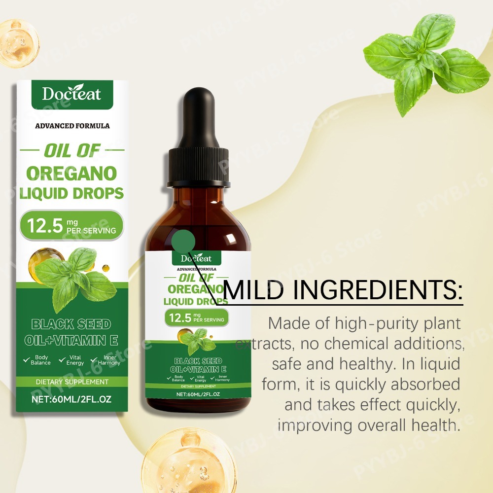 Oregano Oil Liquid Drops 60ml  - Herbal Wellness In 리뷰 및 가격