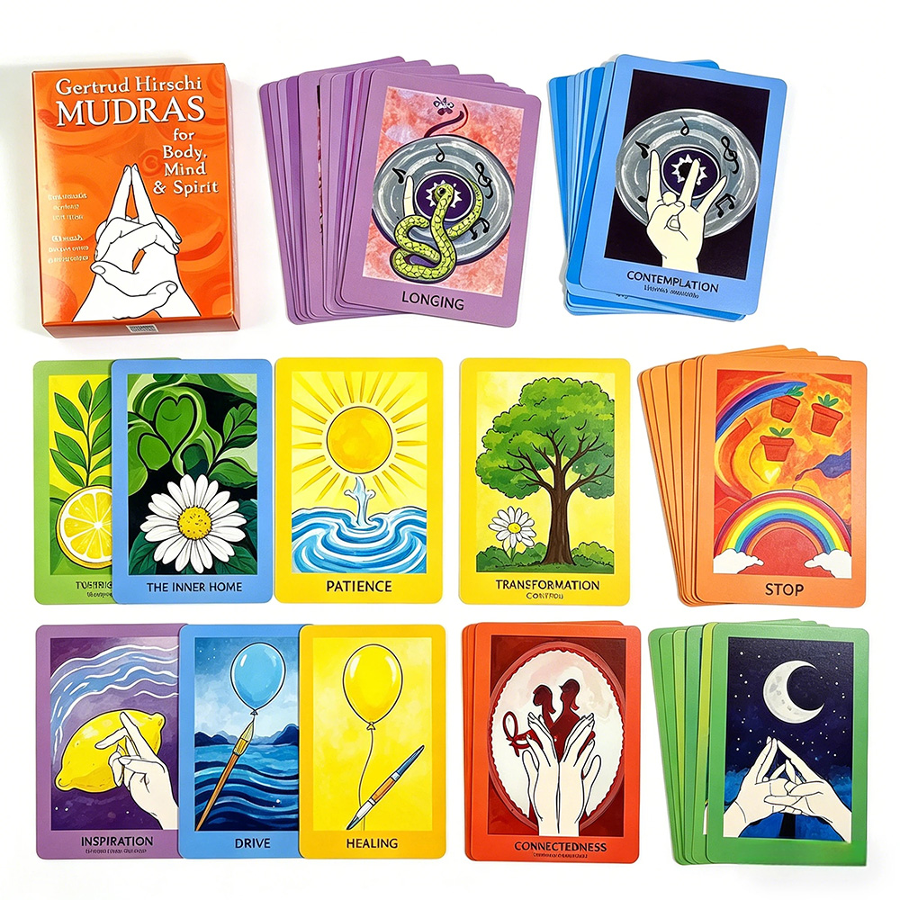 68-Card Yoga Mudra  Deck (10.3 - Healing Wellness 리뷰 및 가격