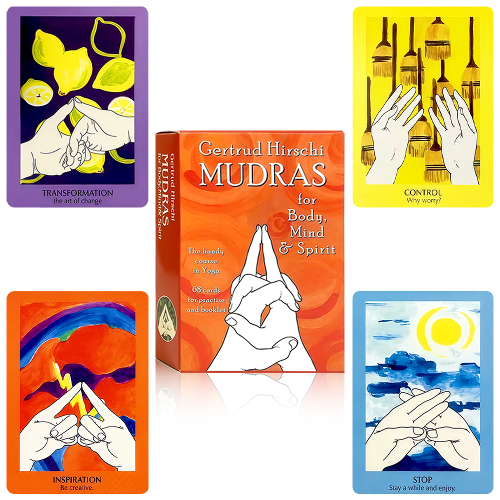 68-Card Yoga Mudra  Deck (10.3 - Healing Wellness 리뷰 및 가격